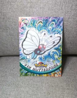 Pokemon Topps Cards 1999 Caterpie Metapod Butterfree TV Animation Non-Holo Lot 3 - Image 5