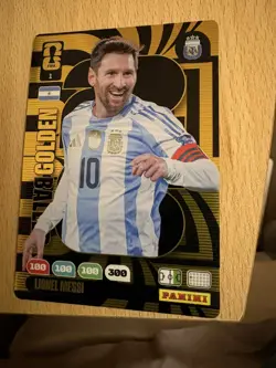 Panini World Cup 2026 Lionel Messi Argentina golden baller card - Image 1
