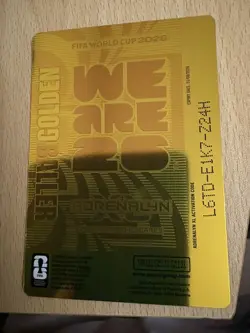 Panini World Cup 2026 Lionel Messi Argentina golden baller card - Image 2