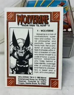 Comic Images Wolverine From Then 'Til Now II 1-90 Complete Base Card Set - 1992 - Image 2