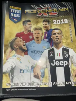 Fifa 365 XL Adrenalyn 2019 Trading Card +Limited (Panini, 2019) folder and cards - Image 1