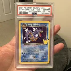 Dark Gyarados 8/82 Celebrations Classic Collection PSA 10 - Image 1