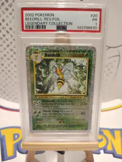 PSA 1 Beedrill Reverse Holo 20/110 Pokemon Legendary Collection - Image 1