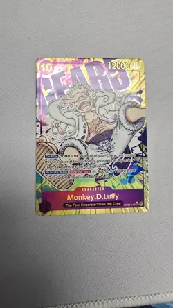 One Piece TCG OP05-119 Monkey D. Luffy Gear 5 Parallel SEC Alt Art English - Image 1