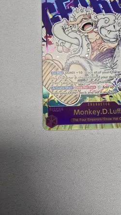 One Piece TCG OP05-119 Monkey D. Luffy Gear 5 Parallel SEC Alt Art English - Image 5