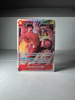 Monkey.D.Luffy OP16-015 Super Rare The Time of Battle One Piece Near Mint - Image 1