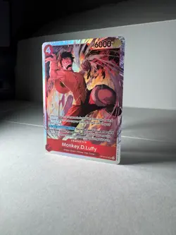 Monkey.D.Luffy OP16-015 Super Rare The Time of Battle One Piece Near Mint - Image 2