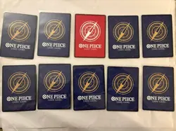 2023 ONE PIECE PREMIUM COLLECTION 25TH ED. COMPLETE SET OF 10 CARDS w/ Luffy - Image 2