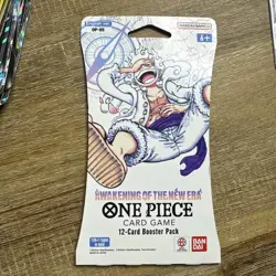 EMPTY OPENED One Piece OP-05 Awakening of the New Era Blister Sleeved Booster Pk - Image 1