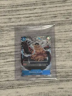 One Piece Monkey D Luffy Carrying On His Will OP13 Treasure Rare 1st - Image 3