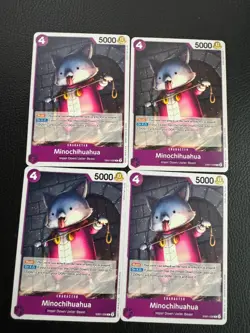 EB01-036 Minochihuahua One Piece English TCG EB01: Extra Booster X4 Playset CCG - Image 1