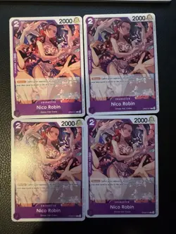 OP09-071 Nico Robin One Piece Card Game Emperors In The New World x4 Playset - Image 1