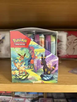 Pokemon Prismatic Evolutions Mini Tins x8 Full Set Display Case New & Sealed - Image 2
