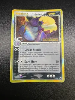 2006 POKEMON EX DRAGON FRONTIERS NIDOKING DELTA SPECIES REVERSE HOLO #6/101 HP - Image 1