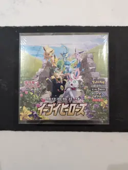 Pokemon Eevee Heroes S6a Booster Box 30 Pack Japanese with Acrylic Case Sealed - Image 1