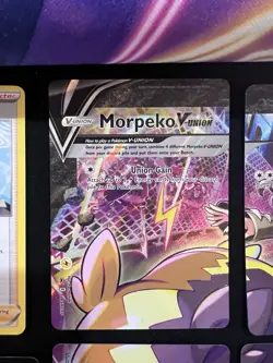 Pokemon TCG Crown Zenith Morpeko V Union Promo Card & Mat Lot - Image 3