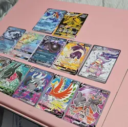 13 Nintendo Pokemon TCG Crown Zenith 11 Card Lot Holo Arceus VSTAR Chein-Pao ex - Image 2