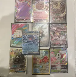 Pokemon TCG Crown Zenith Holo Card Lot English (10) V/VSTAR/VMAX/ex - Image 1