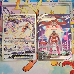 Pokemon TCG Crown Zenith Deoxys VSTAR VMAX Holo GG46 GG45 English 2-Card Lot - Image 1