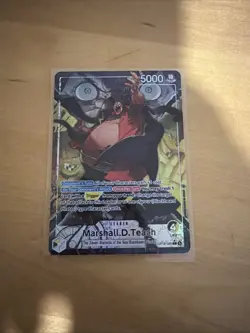 One Piece Marshall D. Teach OP16-080 Alt Art Leader - The Time of Battle - Image 1