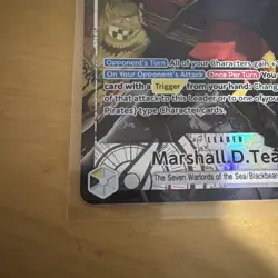 One Piece Marshall D. Teach OP16-080 Alt Art Leader - The Time of Battle - Image 2
