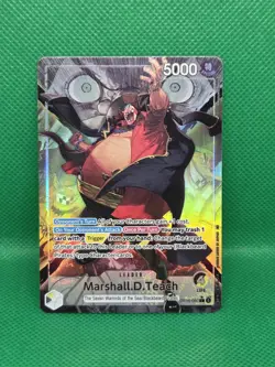 One Piece Marshall D. Teach OP16-080 Alt Art Leader - The Time of Battle - Image 1