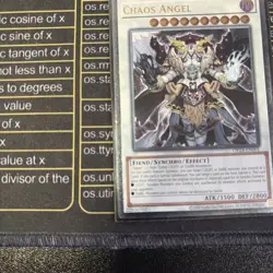 Yu-Gi-Oh Chaos Angel OP24-EN001 Ultimate Rare Near Mint - Image 2