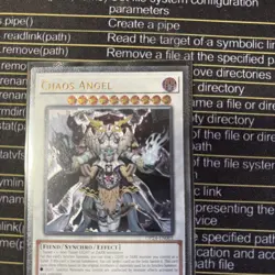 Yu-Gi-Oh Chaos Angel OP24-EN001 Ultimate Rare Near Mint - Image 4