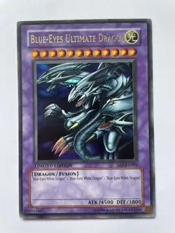 Blue-Eyes Ultimate Dragon JMP-EN005 NM Ultra Rare Limited Edition Yu-Gi-Oh! TCG - Image 1