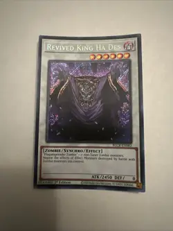 Yugioh Revived King Ha Des BLCR-EN082 Secret Rare 1st Ed NM - Image 1