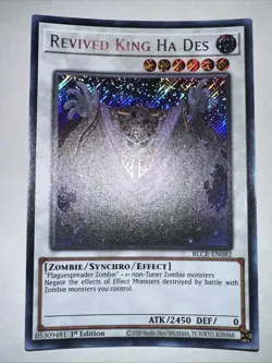 Yugioh Revived King Ha Des BLCR-EN082 Secret Rare 1st Ed NM - Image 4
