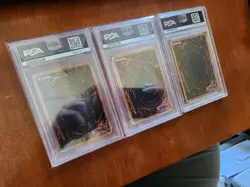 Lot Of 3 Yu-Gi-Oh PSA Graded Cards Vintage Holo Stardust Elemental Hero Balter - Image 4
