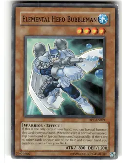 Elemental Hero Bubbleman - DP1-EN009 - Common - Unlimited Edition - Image 1