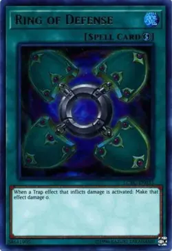 3 x Ring of Defense - LCKC-EN033 - Ultra Rare - Unlimited Edition Near Mint, Eng - Image 1