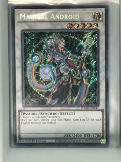 Yugioh Magical Android BLMM-EN147 Secret Rare 1st Edition 👑 - Image 1
