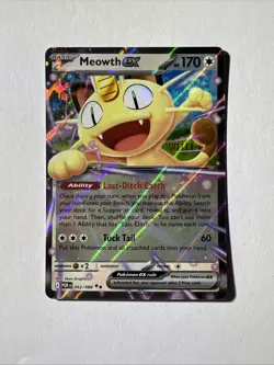 Meowth ex 062/088 Holo Double Rare Perfect Order | NM/MT | Pokemon Trading TCG - Image 1