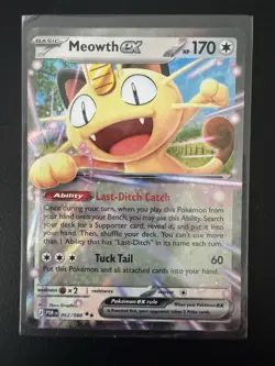 Meowth ex 062/088 Holo Double Rare Perfect Order | NM/MT | Pokemon Trading TCG - Image 1