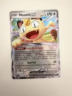 🔥 Pokemon TCG Meowth EX 062/088 Double Rare Perfect Order NM 🔥 - Image 1