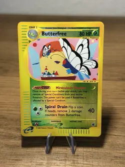 Butterfree 38/165 Reverse Holo Pokemon Expedition 2002 Wotc Vintage NM - Image 1
