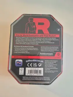 Pokemon TCG Destined Rivals Team Rocket's Tin NIDOKING EX | Brand New & Sealed ✅ - Image 2