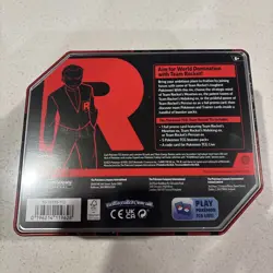 Pokemon TCG Destined Rivals Team Rocket Tin Nidoking Ex Tin - Image 2