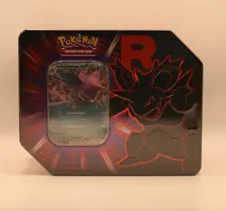 Pokemon TCG - Destined Rivals - Team Rocket Tin Nidoking Ex - Factory Sealed - Image 1