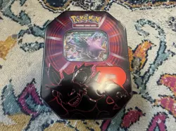 Pokemon TCG Destined Rivals Team Rocket's Nidoking Tin - Image 1