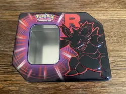 EMPTY POKEMON TCG: SV10 - DESTINED RIVALS NIDOKING TIN - Image 1