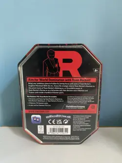 Pokemon TCG Destined Rivals Team Rocket Mewtwo EX Tin & Nidoking EX Tin Sealed - Image 4