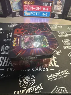 Pokemon TCG Destined Rivals Team Rocket Tin - Nidoking Factory Sealed - Image 3
