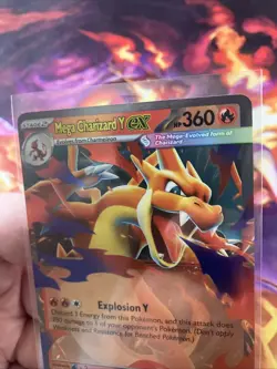 Mega Charizard Y ex 022/217 Double Rare Ascended Heroes Pokemon Near Mint - Image 5