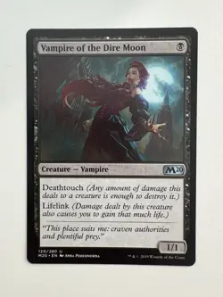 Vampire of the Dire Moon MTG Magic the Gathering Card NM Near Mint M20 - Image 1