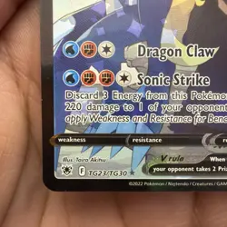 Pokemon TCG Garchomp v Holo Ultra Rare Card Astral Radiance TG23/TG30 (NM) - Image 4