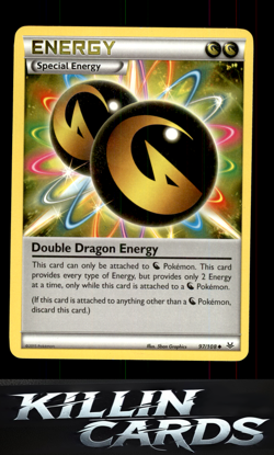 Double Dragon Energy 97/108 Pokemon Uncommon XY - Roaring Skies Card LP - Image 1